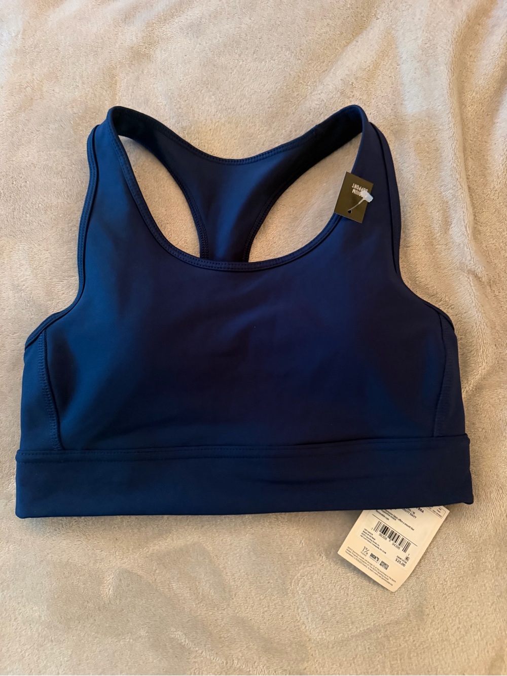 DSG Women's Racerback Sports Bra - Navy Blue